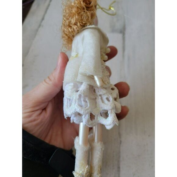 Vintage Italian glass de carlini lady elegant ornament shopper evening dress spa - Picture 8 of 9